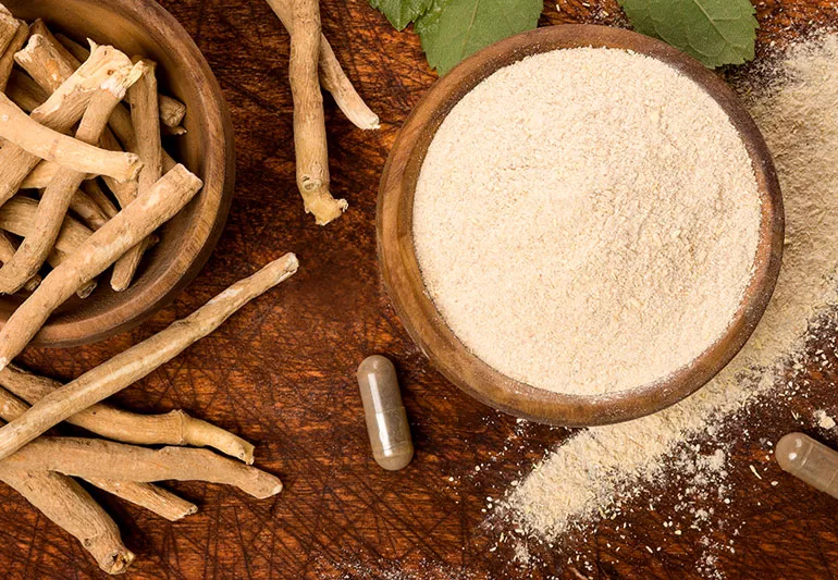 Ashwagandha - ayurvedic herbs for men's stamina