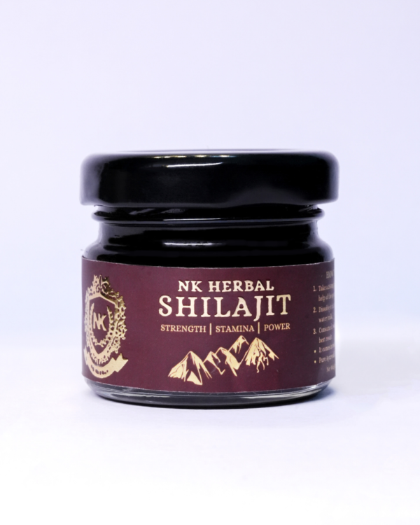 NK Herbal Shilajit jar